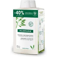 Klorane A La Leche De Avena Extra Mjuk Schampo Duo 2 X 400 ml