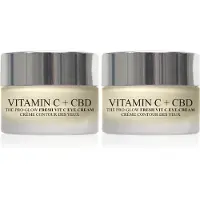 London Botanical Laboratories 2 x Vitamin C + CBD Ögonkräm 15ml