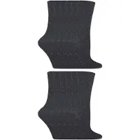 Sock Snob 12 par multipack färgglada fritidsstrumpor i bomull för barn | | enfärgade klädstrumpor för pojkar och flickor - Grå