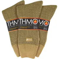 THMO - 3 Pack Multipack Herr tjocka varma vinterstrumpor med komforttopp