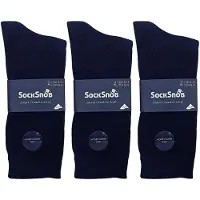 Sock Snob Herr 6-pack färgglada randiga mönstrade bomullsstrumpor för klänning i 7 modeller