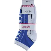 Sock Snob - 2 Par Unisex Vuxenstrumpor som ser ut som skor