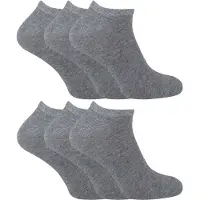 Sock Snob - 6-pack herrstrumpor i bomull med låg skärning för gym och träning