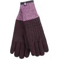 Heat Holder - Värmehandskar för damer för vintern i Kisdon-stil - Mulberry