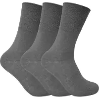 Sock Snob 3-pack icke elastiska termiska diabetessockor för damer för dålig blodcirkulation