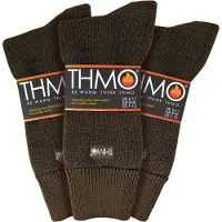 THMO - 3 Pack Multipack Herr tjocka varma vinterstrumpor med komforttopp