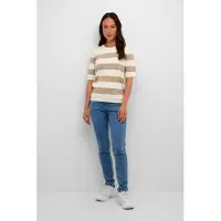 Kaffe Tröja 'KAMala' beige / mörkbeige