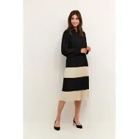 Culture Klänning 'CU Betty' beige / svart