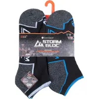 Storm Bloc 6 par herrar Andningsaktiva strumpor med dämpad sula Running Low Cut Trainer Socks