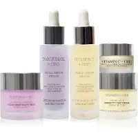 London Botanical Laboratories Bakuchiol Serum, Vitamin C Serum, Vitamin C dagkräm, Bakuchiol Nattkräm, Vitamin C öga