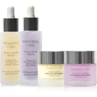 London Botanical Laboratories Bakuchiol Serum+ Vitamin C Serum+Vitamin C dagkräm+ Bakuchiol Nattkräm