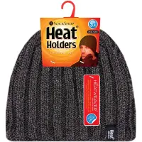 Heat Holder - Fleecefodrad ribbad vintermössa för herrar