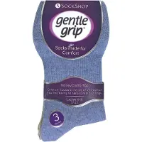 Gentle Grip - 6 par icke elastiska -strumpor för damer - LGG73