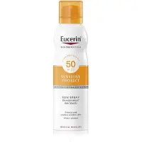 Eucerin Solkänslig Skyddsspray Transparent Torr Beröring Spf50 200 ml