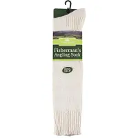 Sock Snob Knähöga fiskestrumpor för herrar | Socks Snob | Perfekt för fiske | 2 färger - Cream