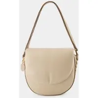 Stella McCartney M Flap Puffy Alter Mat-väska - - Veganläder - Beige