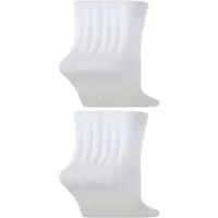 Sock Snob 12 par multipack färgglada fritidsstrumpor i bomull för barn | | enfärgade klädstrumpor för pojkar och flickor - vit
