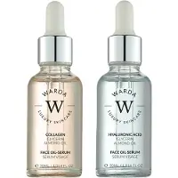 Warda Luxury skincare HYALURONIC ACID HYDRATION BOOST OIL SERUM 30ml + COLLAGENSKIN LIFTER BOOST OIL SERUM 30ml