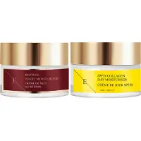 Erth Skin London Retinol Nattfuktighetskräm 50 ml + SPF 50 Kollagen Dagkräm 50 ml