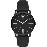 Giorgio Armani Analog klocka svart / silver