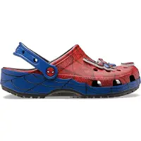 Crocs Träskor 'SpidermanWeb' nattblå / safir / eldröd / vit