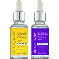 Dr. ever youth Triple Elasticity Ashwaganda Vitamin C Kraftfullt Aktivt Serum 30ml + Triple Power Peptide Gamma Protein aktivt serum 30ml