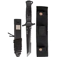 Mil-Tec German Combat Black 2000 Steel 440 Kniv