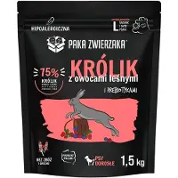 Paka Zwierzaka Kanin Med Skogsbär L Torrfoder För Hundar 1.5kg