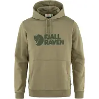 Fjällräven Men's Logo Hoodie Light Olive