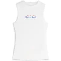 Tommy Hilfiger Tommy Jeans Logo Ribbed Slim Tank Top