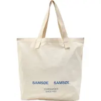 Samsøe & Samsøe Halsduk kräm / royalblå