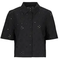 Vero Moda Blusar VMELIZA SHORT 2/4 SLEEVE SHIRT kvinnor - Svart - EU S