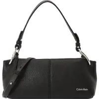 Calvin Klein Axelremsväska 'Slouchy Convertible Shoulder' svart