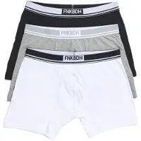 Funky Buddha Boxershorts grå / svart / vit
