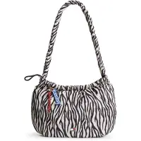 Tommy Hilfiger Zebra Print Multi Charm Hobo Bag