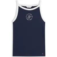 Tommy Hilfiger Topp marinblå / vit