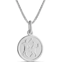 Top Gold silver Skytten horoskop hängsmycke med kedja 45cm 32 5712 0000
