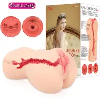 Kokos Onahole 001 XL - realistisk konstgjord vagina‑masturbator (hudfärgad)