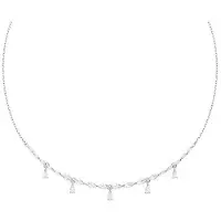 Swarovski Lousion Halsband Damhalsband Pläterad-Vitguld 5419242 Box (Random Color)