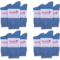 Sock Snob 24 Par Dam Höga Strumpor i Ren Bomull