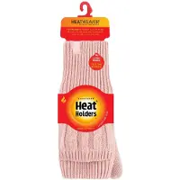 Heat Holder Kabelstickade 2.3 Tog Thermal Winter Fingerless Converter-handskar för damer
