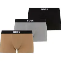 BOSS Boxershorts 'David Beckham' ljusbrun / grå / svart / vit