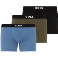 BOSS Boxershorts safir / gyttjefärgad / svart