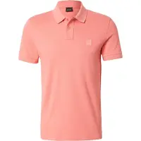 BOSS Stretch-cotton slim-fit polo shirt with logo patch