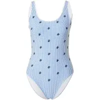 Tommy Hilfiger Baddräkt marinblå / azur / vit