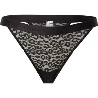 Tommy Hilfiger Underwear String 'LEOPARD' svart