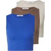 About You Topp 'Dinah' beige / blå / brun