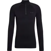 Falke - Underställ - MW Zip Shirt Tight M Black för Unisex - Storlek M - Svart