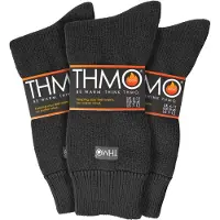 THMO - 3 Pack Multipack Herr tjocka varma vinterstrumpor med komforttopp