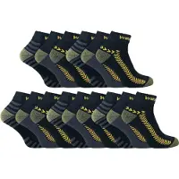 Sock Snob 15 par Multipack Herr Ankelstrumpor | Korta arbetsstrumpor med låg skärning - 15 par